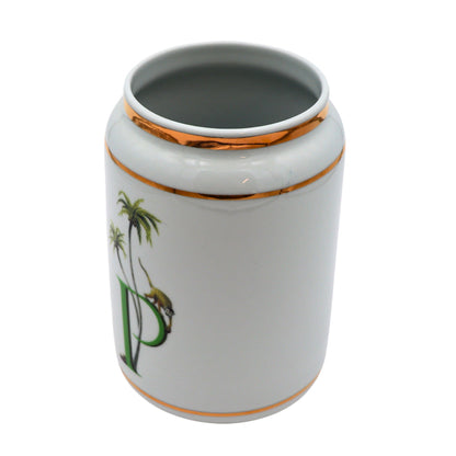 Green Tropical Vase