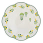 Valensole Lavender Scalloped Dinner Plate - Case of 12 Plates (+3 Bonus Plates)