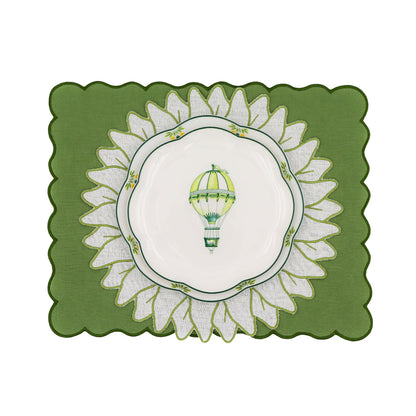 Valensole Lavender Scalloped Starter Plate - Set of 4 (+1 Bonus Plate)