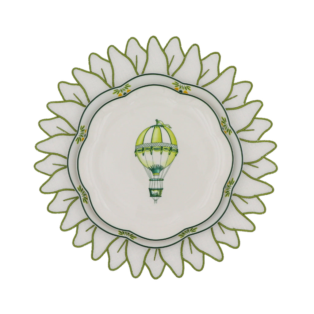 Valensole Lavender Scalloped Starter Plate - Case of 12 Plates (+3 Bonus Plates)