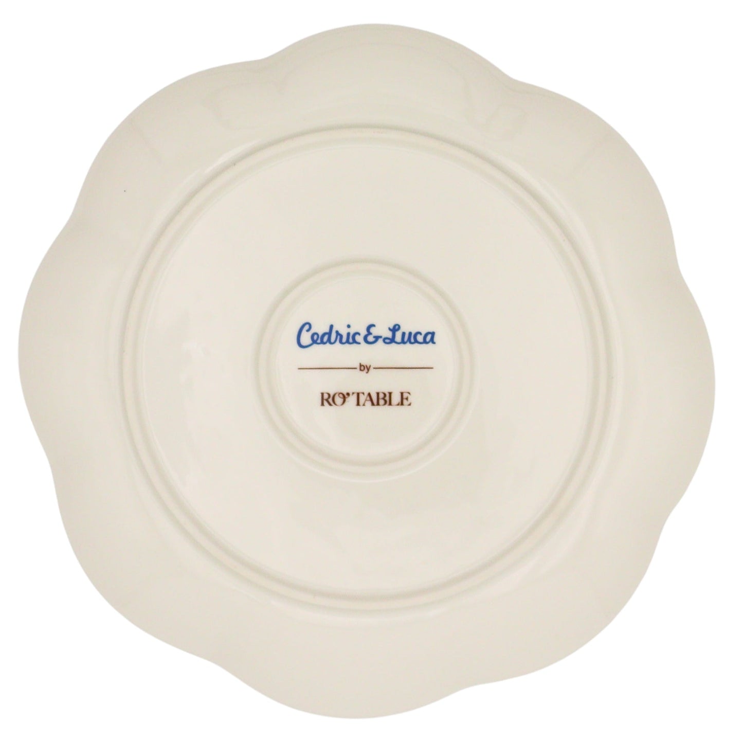 Valensole Lavender Scalloped Starter Plate - Set of 4 (+1 Bonus Plate)