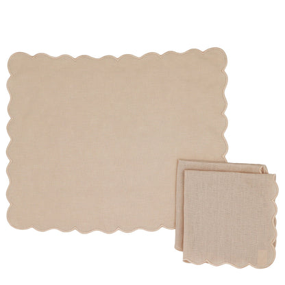 Vanilla Swirl Napkin - Set of 4
