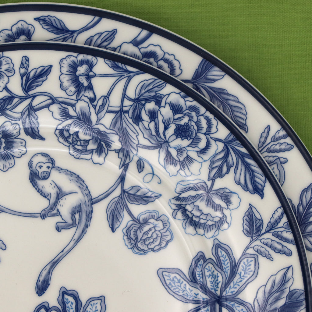 Bombay Blue Starter Plate - Set of 4 (+1 Bonus Plate)
