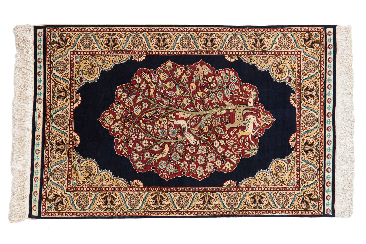 2x3 Vintage Fine Hereke Rug Mat