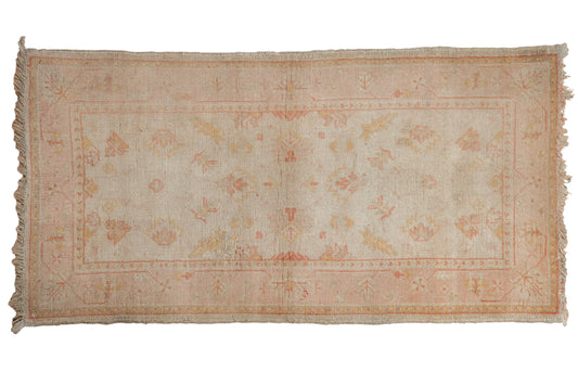 3x5.5 Vintage Oushak Rug