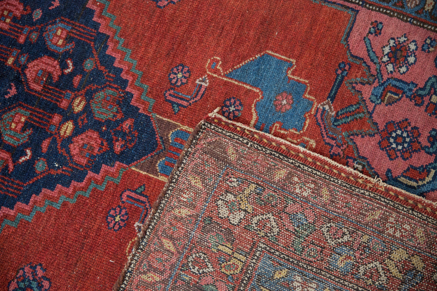4x7 Vintage Kurdish Bijar Rug