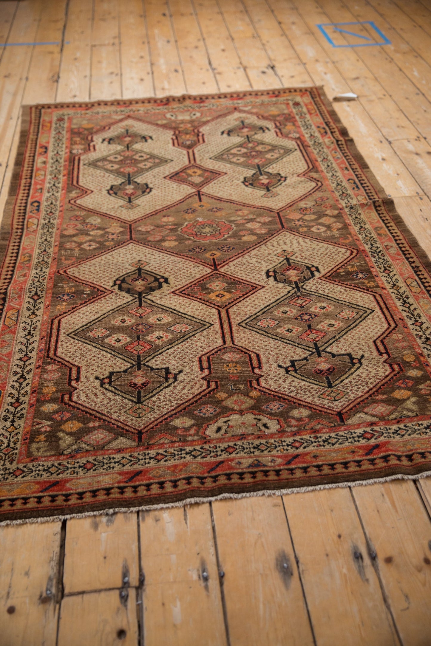 RESERVED 4.5x7 Vintage Fine Malayer Rug