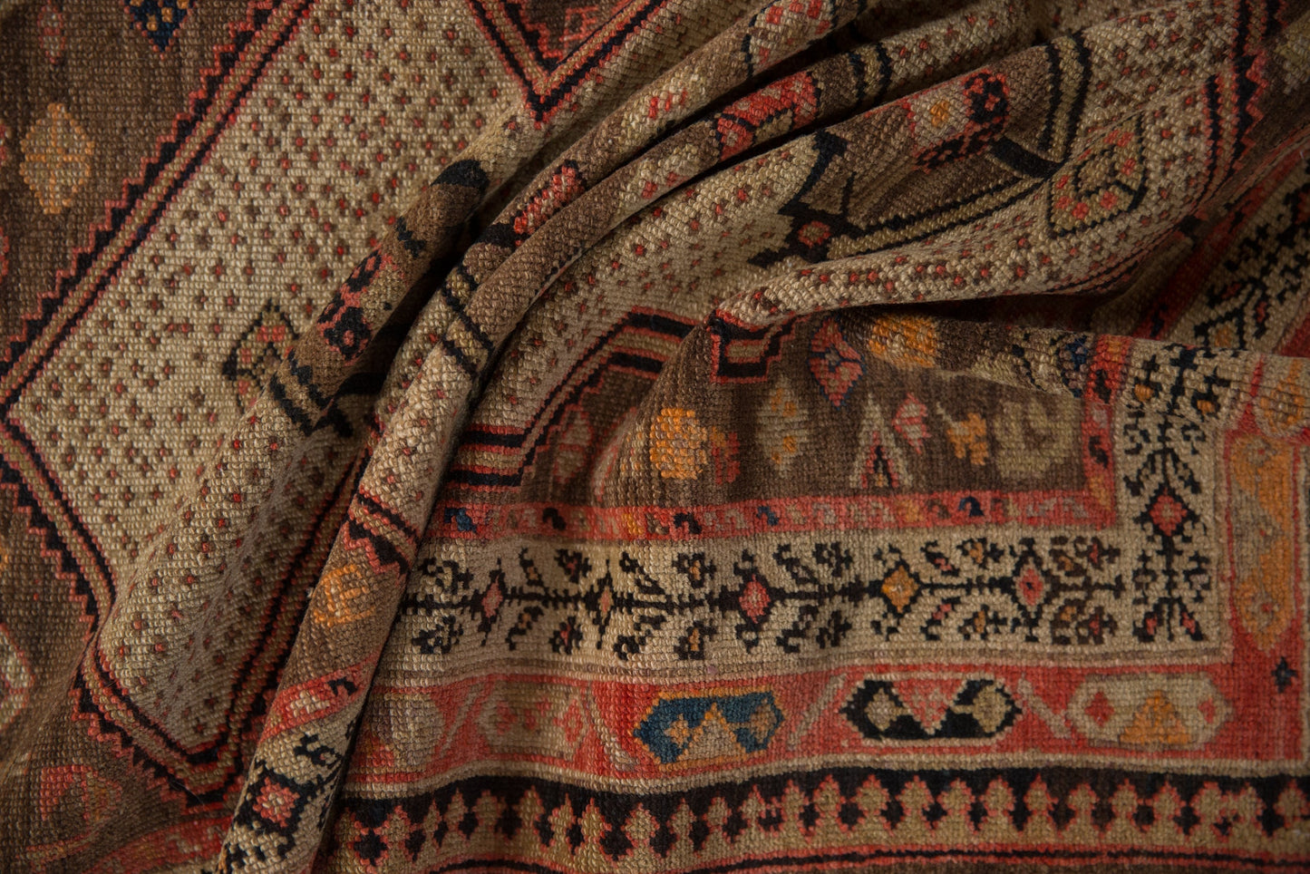 RESERVED 4.5x7 Vintage Fine Malayer Rug