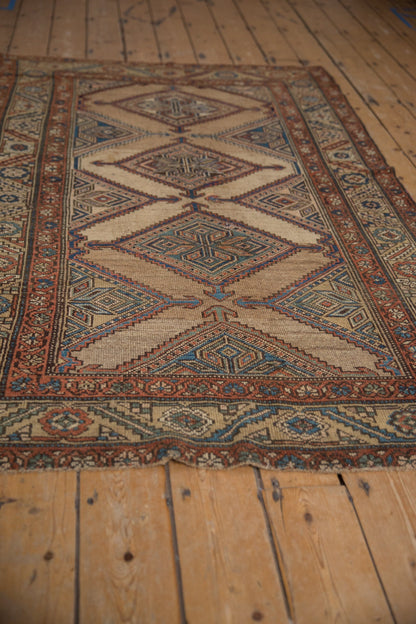 4x6.5 Antique Fine Kurd Rug