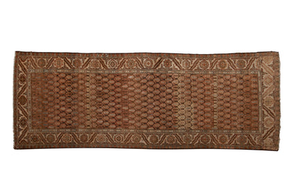 3.5x9.5 Vintage Distressed Hamadan Rug Runner