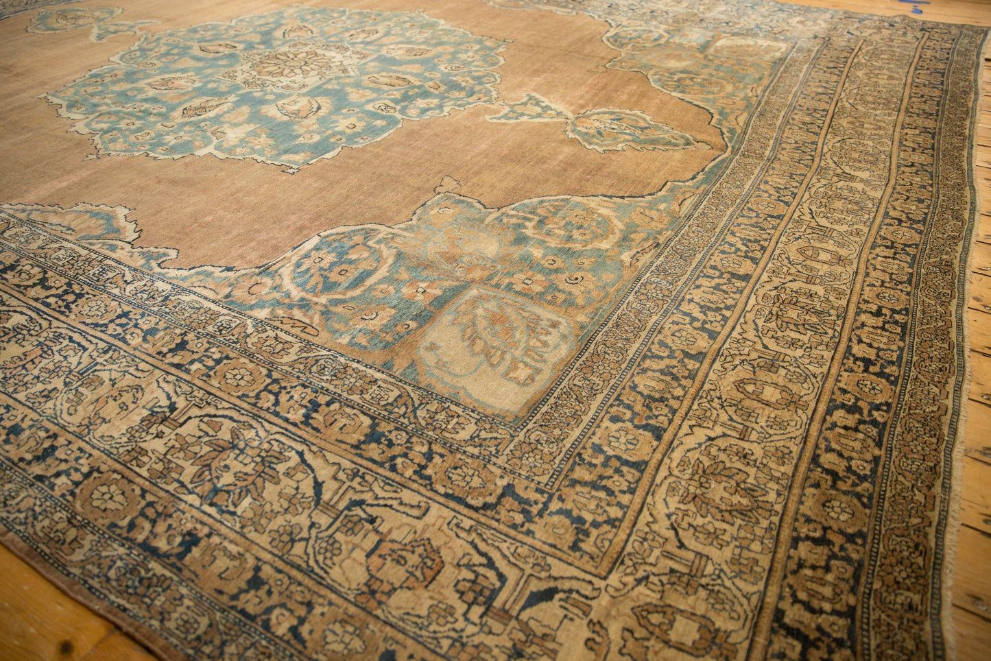 RESERVED 11x14 Antique Tea Washed Kerman Carpet