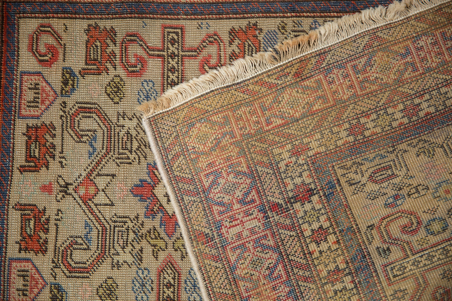 2x2.5 Vintage Shirvan Square Rug Mat