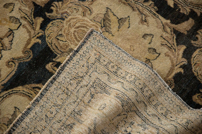 10x13 Antique Distressed Tabriz Carpet