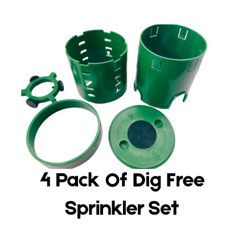 Dig Free Sprinkler 4 Complete Units - 4 - 4 Complete Units