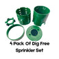 Dig Free Sprinkler 4 Complete Units - 4 - 4 Complete Units