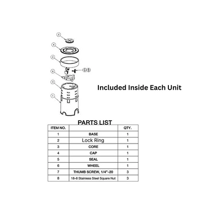 Dig Free Sprinkler Complete Single Unit - 1 Complete Unit - 1 Complete Unit