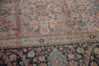13x18 Vintage Distressed Tabriz  Carpet