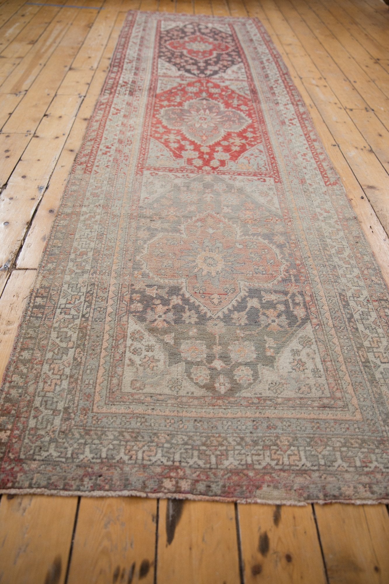 3x11.5 Vintage Distressed Anatolian Rug Runner