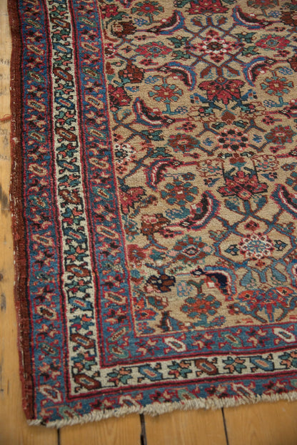3x14.5 Antique Bijar Rug Runner