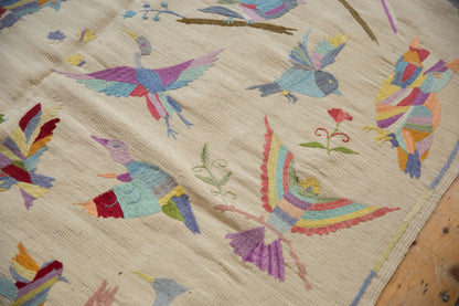 8.5x9.5 Mixed Weave Pakistani Pictorial Kilim Design Square Carpet