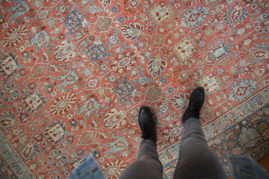 11x18 Vintage Distressed Bijar Carpet