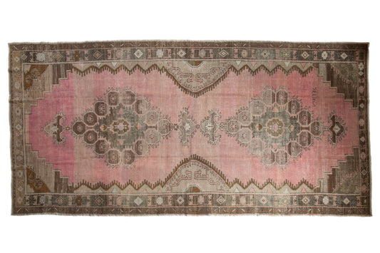 7.5x15.5 Vintage Distressed Kars Carpet Runner