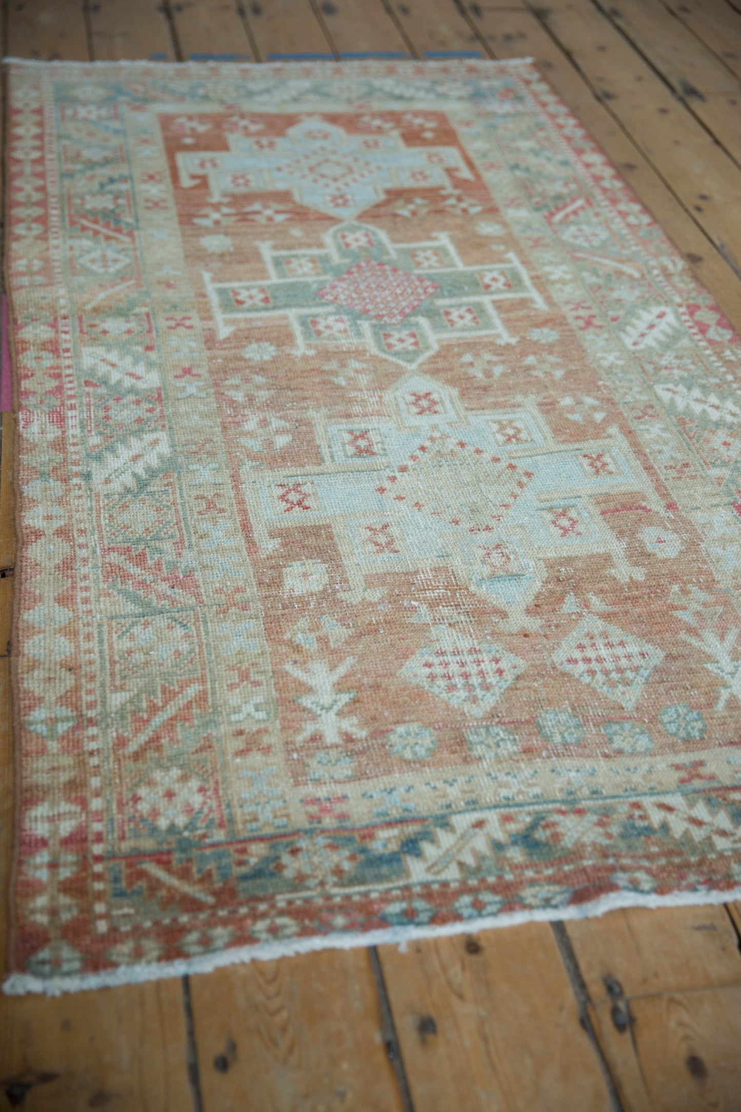 3x5.5 Vintage Distressed Karaja Rug