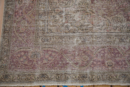 10x12.5 Vintage Distressed Tabriz Carpet