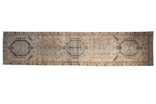 2.5x12 Vintage Distressed Fragment Karaja Rug Runner