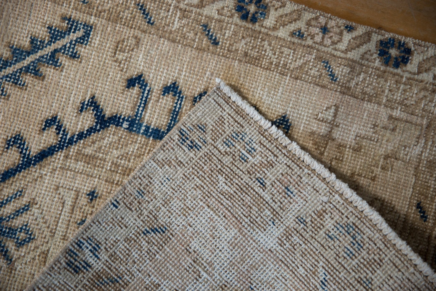 2.5x12 Vintage Distressed Fragment Karaja Rug Runner