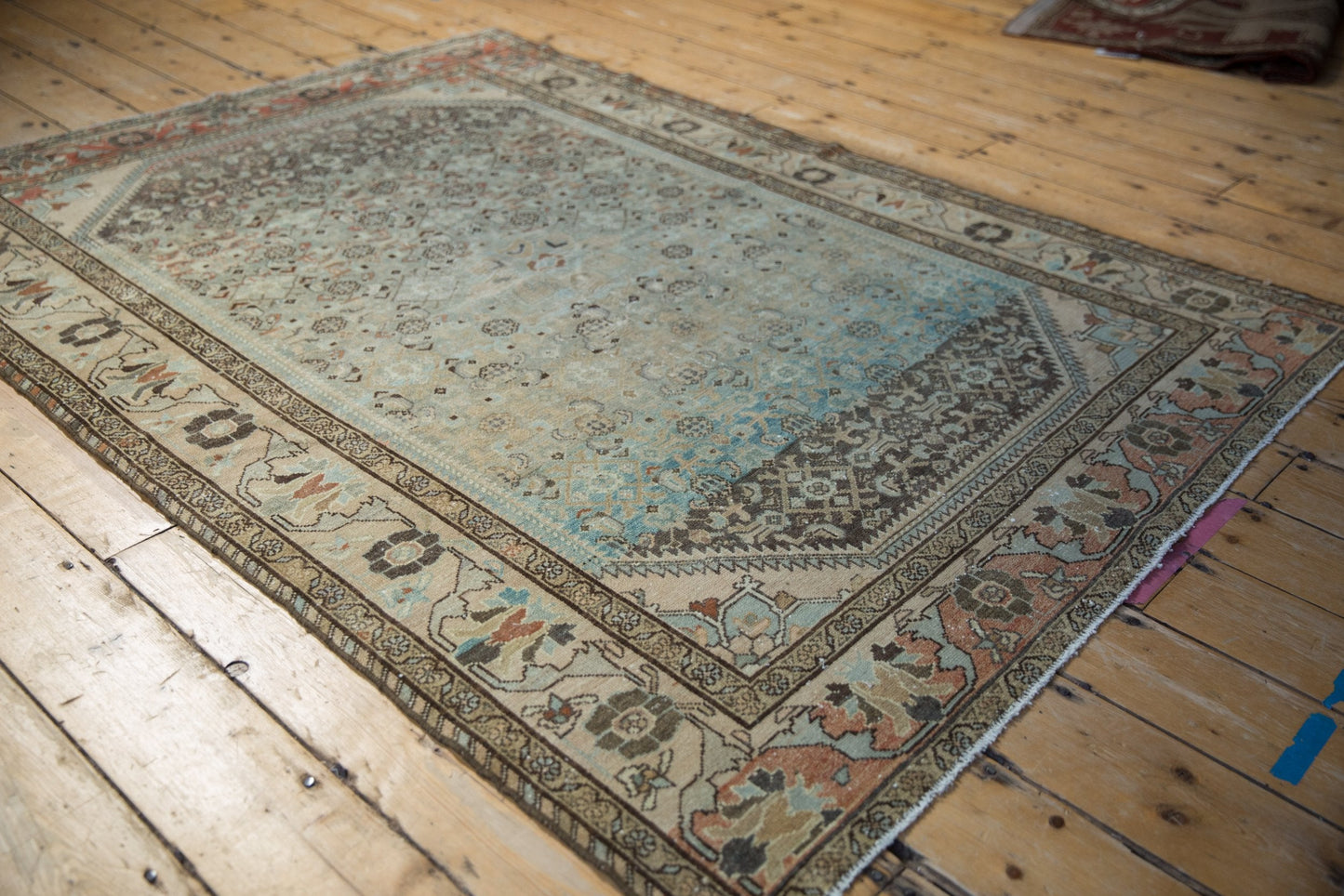 4.5x6.5 Vintage Fine Distressed Borchalou Rug