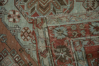 6.5x11.5 Vintage Distressed Soumac Design Carpet