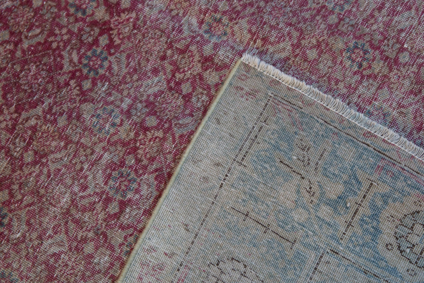 7.5x10.5 Vintage Distressed Kayseri Carpet