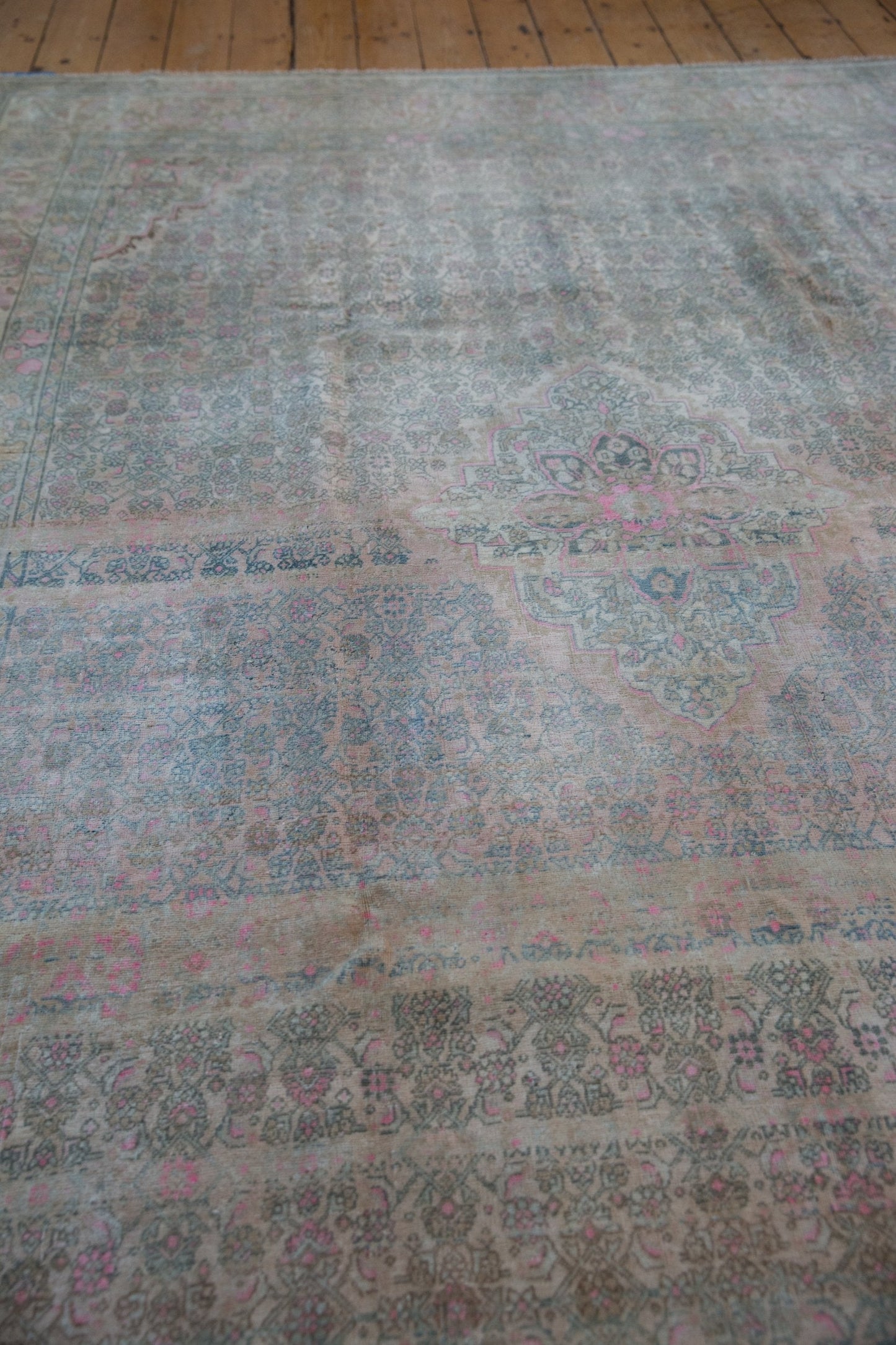 7x10.5 Vintage Distressed Bijar Carpet