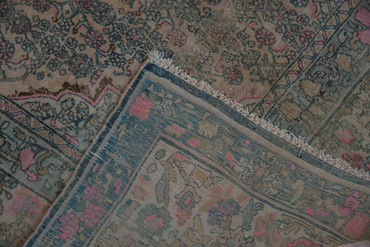 7x10.5 Vintage Distressed Bijar Carpet