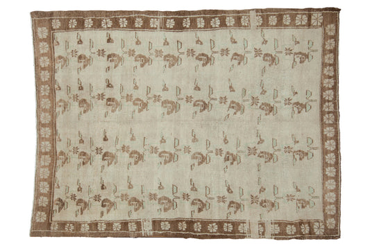 6x8.5 Vintage Distressed Oushak Carpet