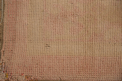 3x11.5 Vintage Distressed Oushak Rug Runner