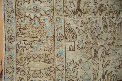 6.5x9.5 Vintage Distressed Tabriz Carpet