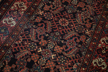 3.5x12 Vintage Hamadan Rug Runner