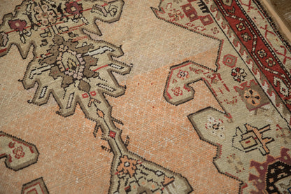 3.5x11 Antique Distressed Karabagh Rug Runner
