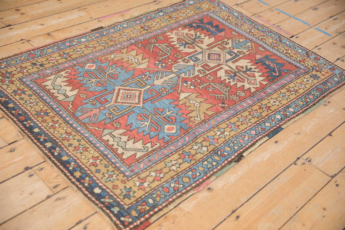 3.5x5 Vintage Heriz Rug