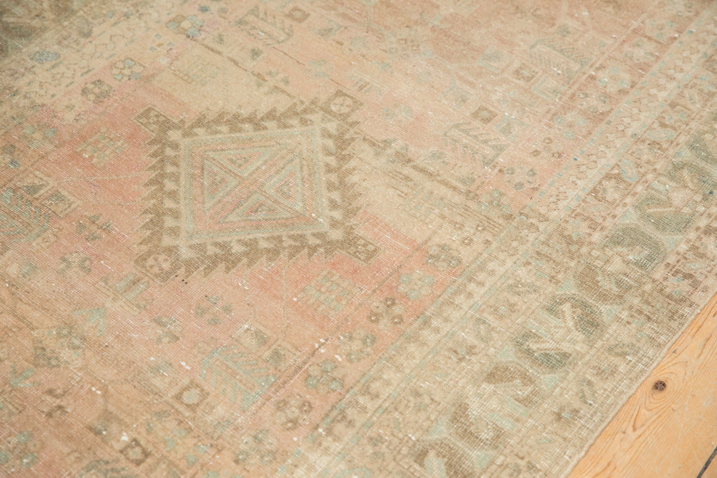 3.5x14 Vintage Distressed Serab Rug Runner