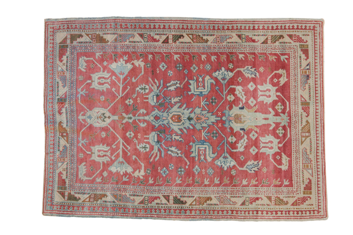 3.5x5 Vintage Distressed Anatolian Rug