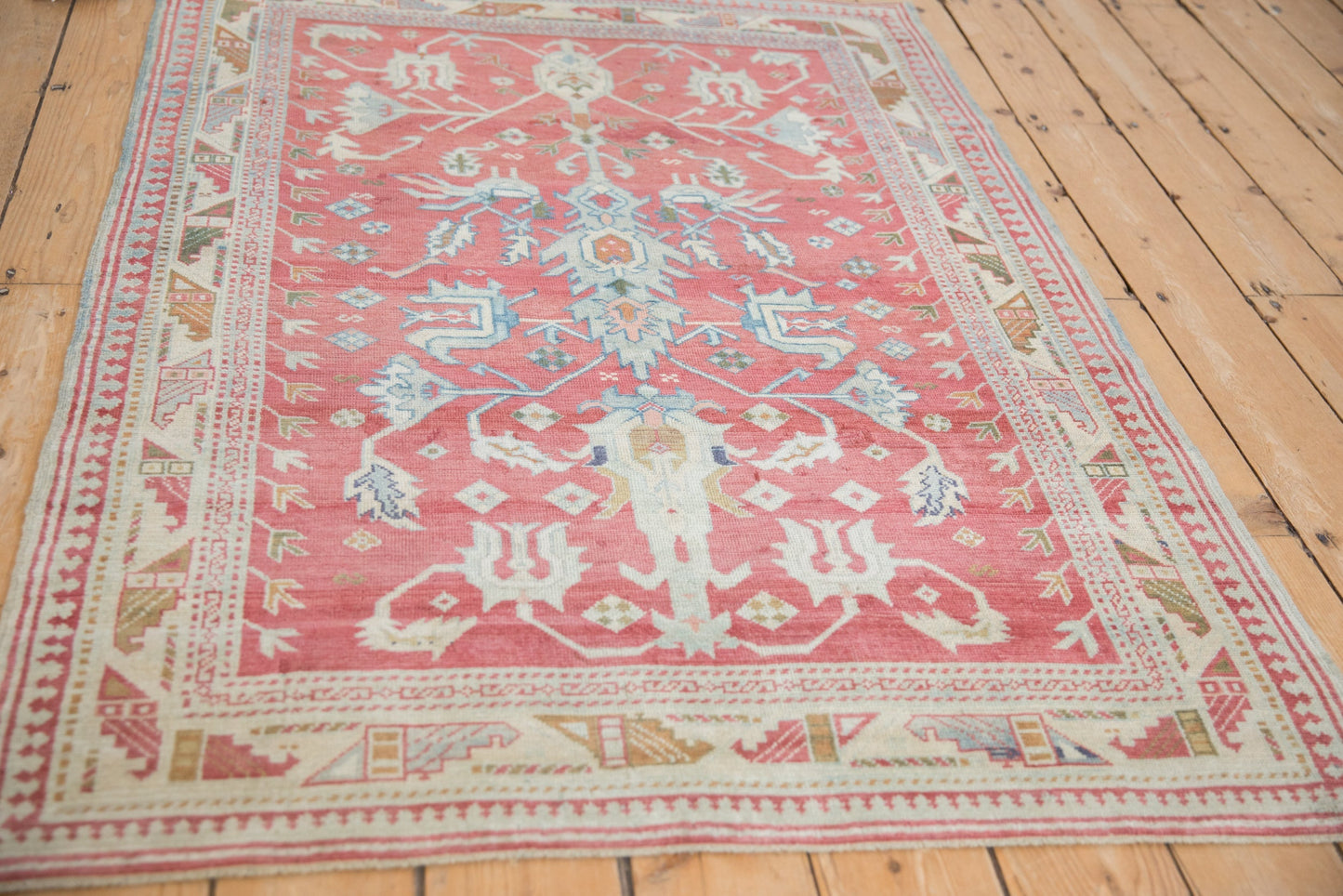3.5x5 Vintage Distressed Anatolian Rug