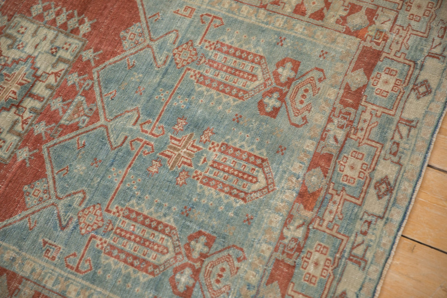 4x4.5 Vintage Distressed Oushak Square Rug