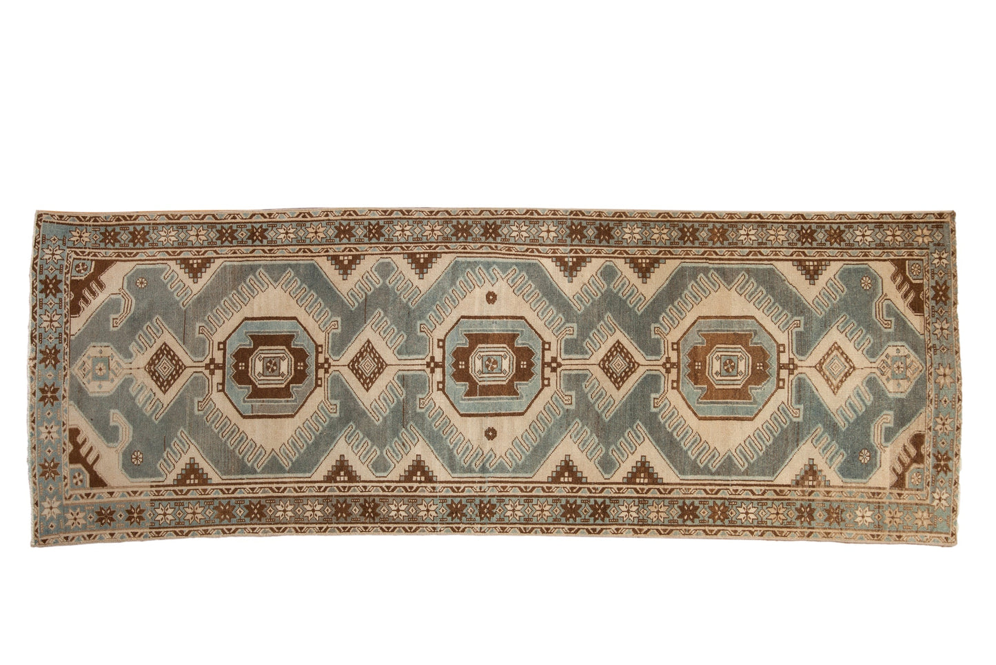 3.5x10 Vintage Distressed Malayer Rug Runner