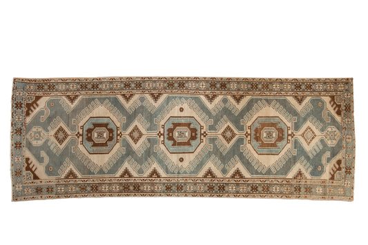 3.5x10 Vintage Distressed Malayer Rug Runner