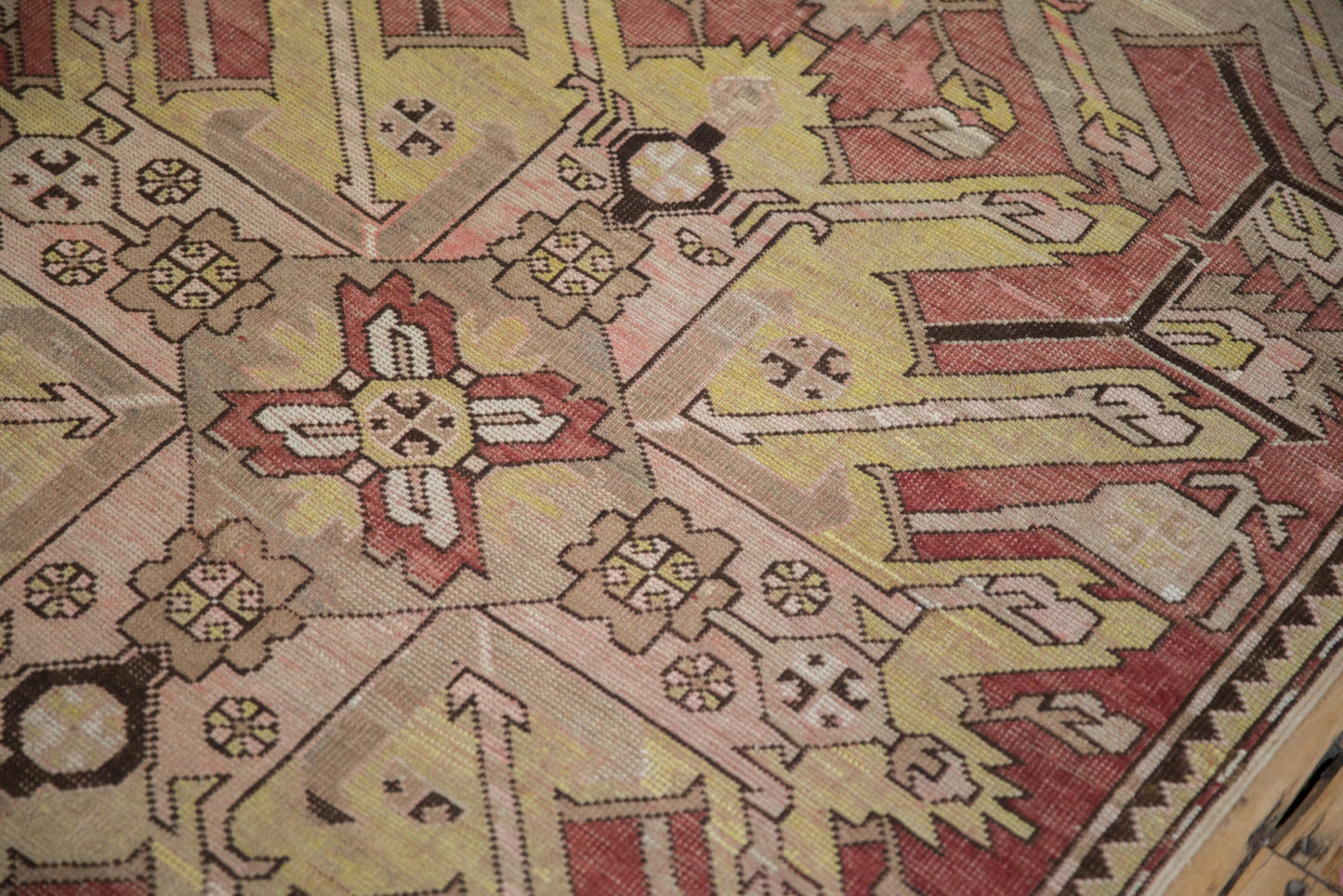 3.5x9 Antique Distressed Kazak Rug Runner