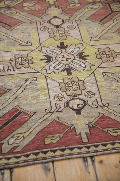 3.5x9 Antique Distressed Kazak Rug Runner
