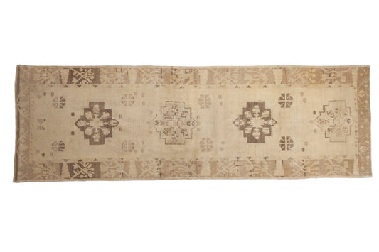 4x11.5 Vintage Distressed Oushak Rug Runner
